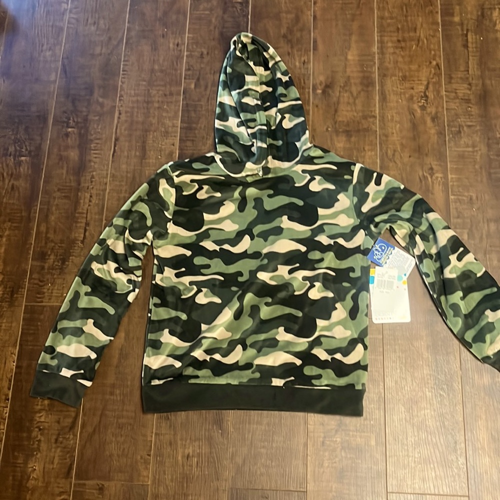 Boys camouflage hoodie sleepwear